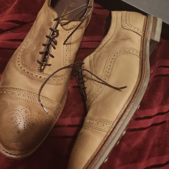 Allen Edmonds Brown Leather Oxfords - Picture 10 of 16